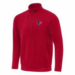 Houston Texans Antigua Generation Quarter-Zip Pullover Top - Red - NFL