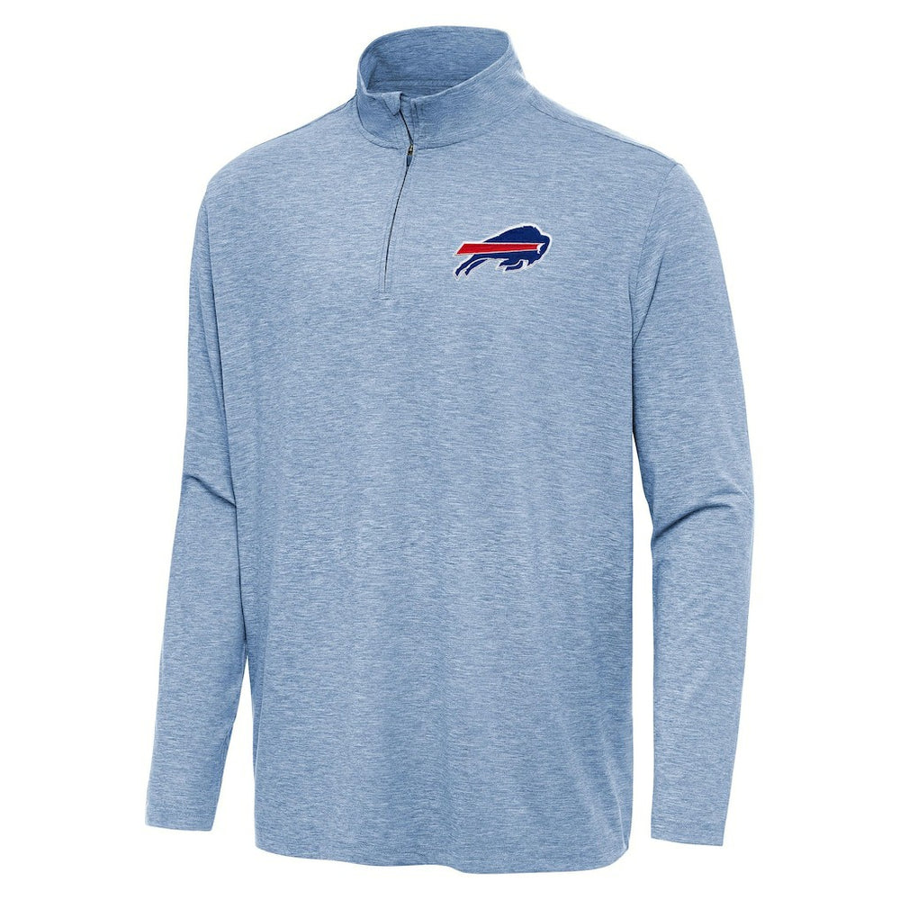 Buffalo Bills Antigua Hunk Quarter-Zip Jacket - Heather Royal - NFL