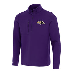 Baltimore Ravens Antigua Insider Quarter-Zip Pullover Top - Purple - NFL