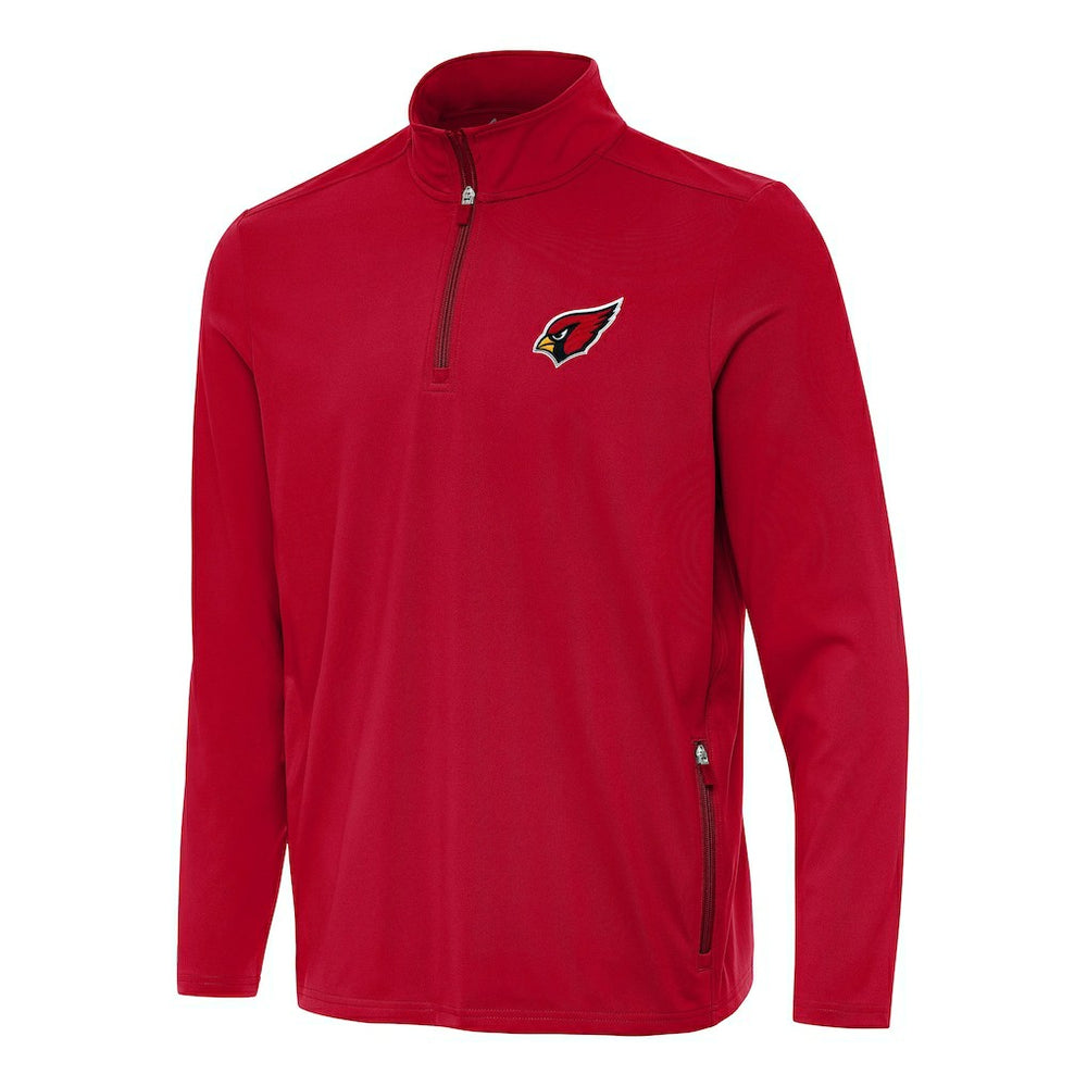 Arizona Cardinals Antigua Perilous Quarter-Zip Pullover Top - Cardinal - NFL