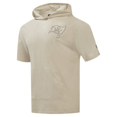 Tampa Bay Buccaneers Pro Standard Neutrals Capsule Short Sleeve Pullover Hoodie - Tan - NFL