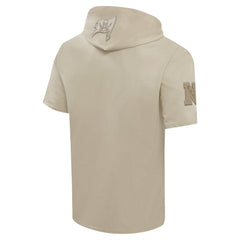 Tampa Bay Buccaneers Pro Standard Neutrals Capsule Short Sleeve Pullover Hoodie - Tan - NFL