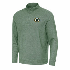 Green Bay Packers Antigua Subtle Quarter-Zip Top - Hunter Green - NFL