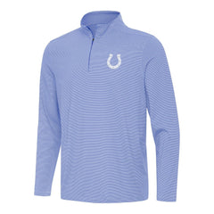 Indianapolis Colts Antigua Twine Quarter-Zip Jacket - Royal/White - NFL