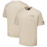 Seattle Seahawks Pro Standard Drop Shoulder T-Shirt - Tan - NFL
