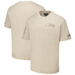 Seattle Seahawks Pro Standard Drop Shoulder T-Shirt - Tan - NFL