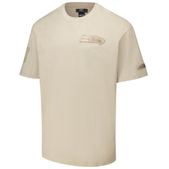 Seattle Seahawks Pro Standard Drop Shoulder T-Shirt - Tan - NFL