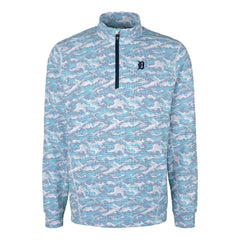 Detroit Tigers Cutter & Buck Traverse Eco Camo Tri-Blend DryTec Quarter-Zip Jacket Near Me