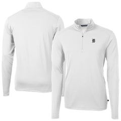 Detroit Tigers Cutter & Buck Virtue Eco Pique Quarter-Zip Jacket Online