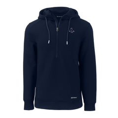 Boston Red Sox Cutter & Buck Roam Eco Recycled Half-Zip Pullover Hoodie Discount