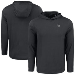 Colorado Rockies Cutter & Buck Coastline Epic Comfort Eco Recycled Long Sleeve Hoodie T-Shirt Outlet