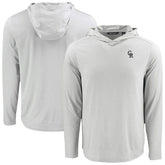 Colorado Rockies Cutter & Buck Coastline Epic Comfort Eco Recycled Long Sleeve Hoodie T-Shirt Near Me