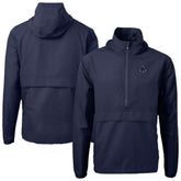 Boston Red Sox Cutter & Buck Charter Eco Recycled Anorak Half-Zip Hoodie Jacket for sale
