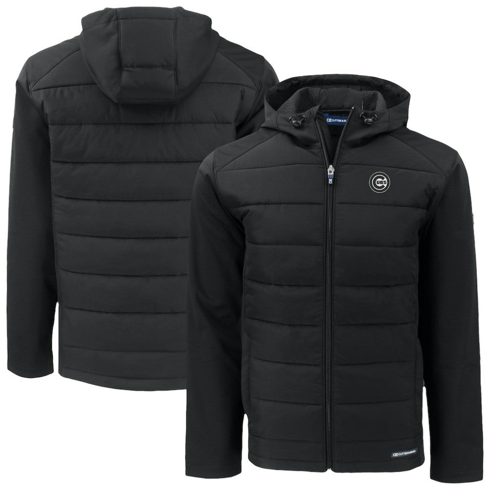 Chicago Cubs Cutter & Buck Evoke Hybrid Eco Softshell Recycled Full-Zip Jacket Near Me