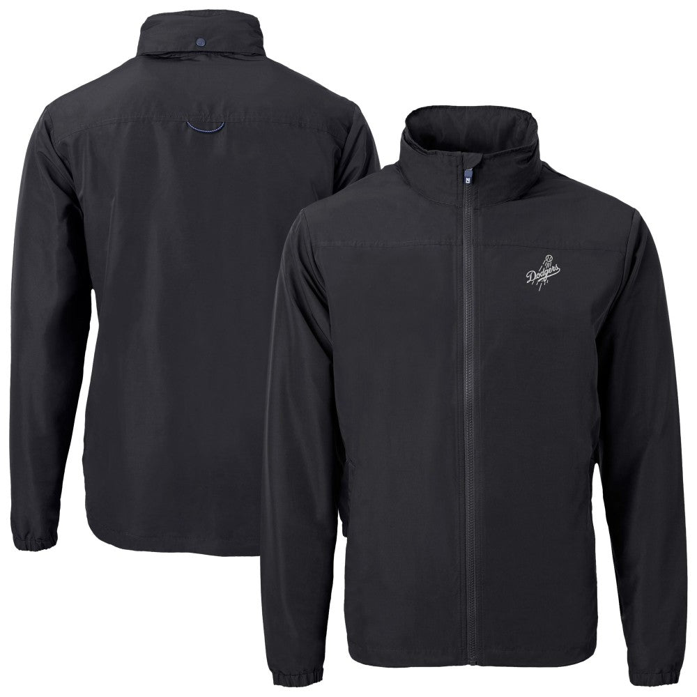 Los Angeles Dodgers Cutter & Buck Charter Eco Recycled Full-Zip Hoodie Jacket Discount