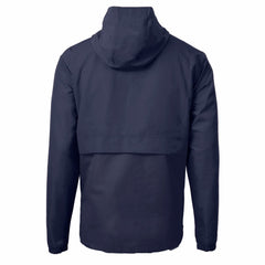 New York Mets Cutter & Buck Charter Eco Recycled Anorak Half-Zip Hoodie Jacket Outlet