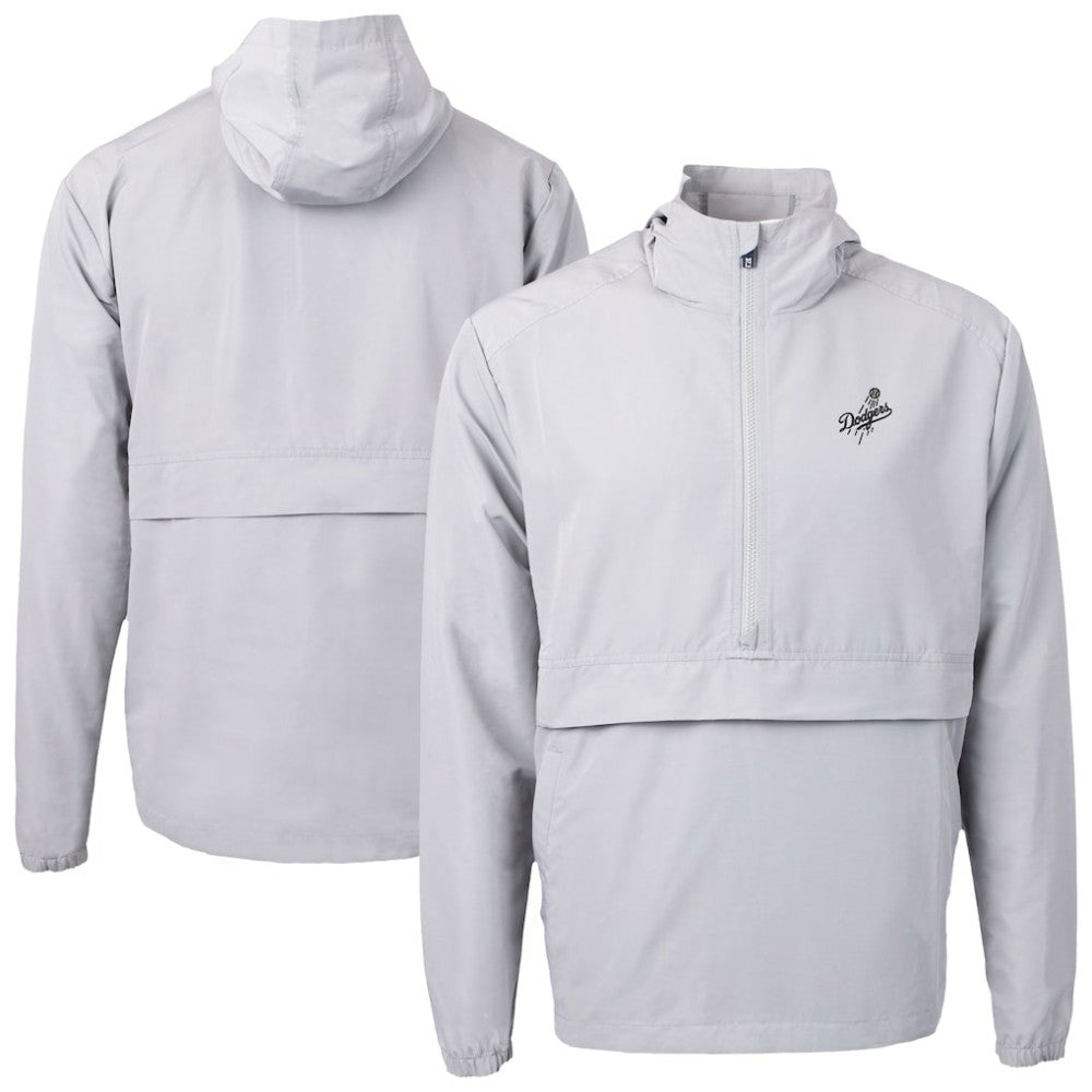 Los Angeles Dodgers Cutter & Buck Charter Eco Recycled Anorak Half-Zip Hoodie Jacket Sale
