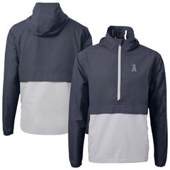 Los Angeles Angels Cutter & Buck Charter Eco Recycled Anorak Half-Zip Hoodie Jacket Sale