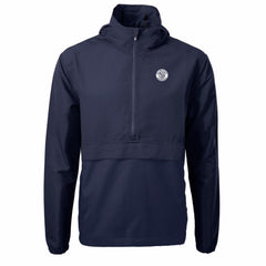 Milwaukee Brewers Cutter & Buck Charter Eco Recycled Anorak Half-Zip Hoodie Jacket Outlet