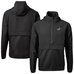 Los Angeles Dodgers Cutter & Buck Charter Eco Recycled Anorak Half-Zip Hoodie Jacket Outlet