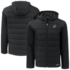 Los Angeles Dodgers Cutter & Buck Evoke Hybrid Eco Softshell Recycled Full-Zip Hooded Jacket for sale