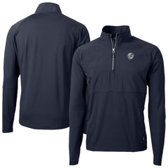 New York Yankees Cutter & Buck Adapt Eco Hybrid Raglan DryTec Quarter-Zip Jacket Sale