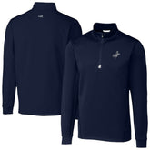 Los Angeles Dodgers Cutter & Buck Traverse Eco Tri-Blend DryTec Quarter-Zip Jacket for sale