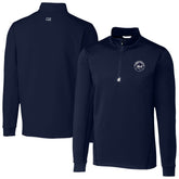 New York Mets Cutter & Buck Traverse Eco Tri-Blend DryTec Quarter-Zip Jacket Outlet