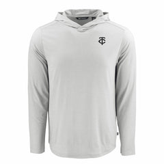 Minnesota Twins Cutter & Buck Coastline Epic Comfort Eco Recycled Hoodie T-Shirt Outlet