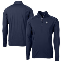 Detroit Tigers Cutter & Buck Big & Tall Adapt Eco DryTec Raglan Quarter-Zip Jacket for sale