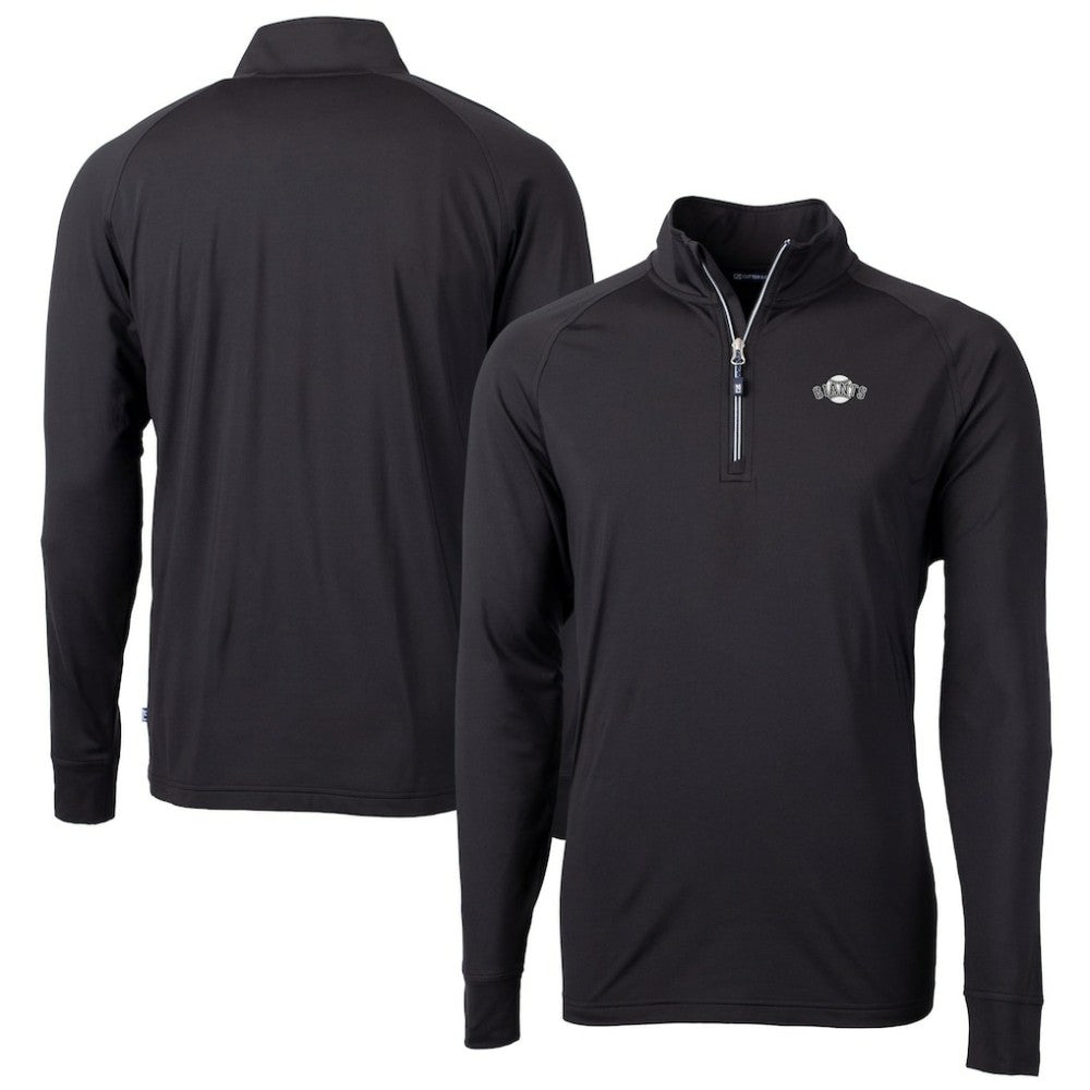 San Francisco Giants Cutter & Buck Big & Tall Adapt Eco DryTec Raglan Quarter-Zip Jacket Outlet