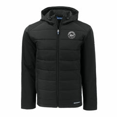 New York Mets Cutter & Buck Big & Tall Evoke Hybrid Eco Softshell Recycled Full-Zip Hooded PrimaLoft Jacket Near Me