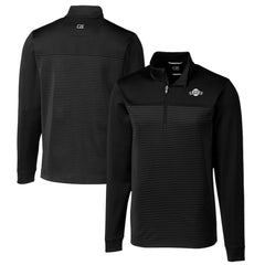 San Francisco Giants Cutter & Buck Big & Tall Traverse Stretch Stripe Eco Tri-Blend Quarter-Zip Top Online
