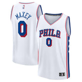 Fanatics Tyrese Maxey Philadelphia 76ers Youth Fast Break Replica Player Jersey Association Edition White