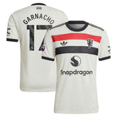 Adidas - Alejandro Garnacho Manchester United Originals 2024/25 Third Jersey - Cream