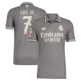 Adidas - Vini Jr. Real Madrid Originals 2024/25 Third Player Jersey - Charcoal