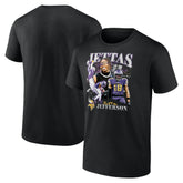 Justin Jefferson Minnesota Vikings Notorious Player Graphic T-Shirt - Black - Fanatics