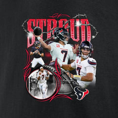 C.J. Stroud Houston Texans Notorious Player Graphic T-Shirt - Black - Fanatics