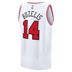 Fanatics Matas Buzelis Chicago Bulls Youth Fast Break Replica Player Jersey Associati- White Edition