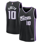 Fanatics DeMar DeRozan Sacramento Kings Fast Break Replica Player Jersey Icon Edition Black