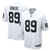 Brock Bowers Las Vegas Raiders Game Jersey - White - Nike