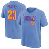 Kris Bryant Colorado Rockies Nike Youth Fuse City Connect Name & Number T-Shirt Sale