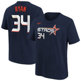 Nolan Ryan Houston Astros Nike Youth Fuse City Connect Name & Number T-Shirt Online