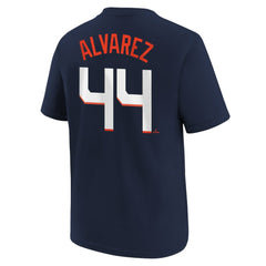 Yordan Alvarez Houston Astros Nike Youth Fuse City Connect Name & Number T-Shirt Near Me