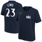Royce Lewis Minnesota Twins Nike Youth Fuse City Connect Name & Number T-Shirt Online