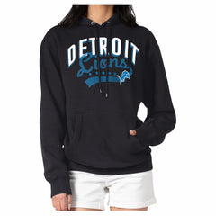 Detroit Lions G-III 4Her by Carl Banks Women's Filigree Fleece Tri-Blend Pullover Hoodie - Black - NFL