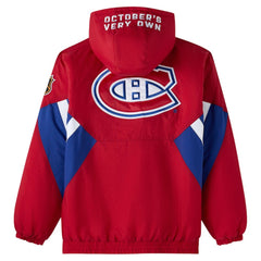 Montreal Canadiens OVO x Starter Half-Zip Hooded Jacket - Red | NHL sale