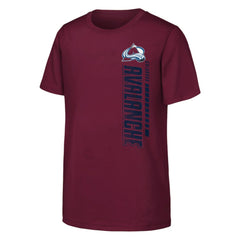 Colorado Avalanche Youth Atmosphere T-Shirt - Burgundy | NHL Clearance