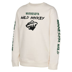 Minnesota Wild Youth Star Power Pullover Sweatshirt - Cream | NHL online