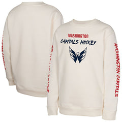 Washington Capitals Youth Star Power Pullover Sweatshirt - Cream | NHL online